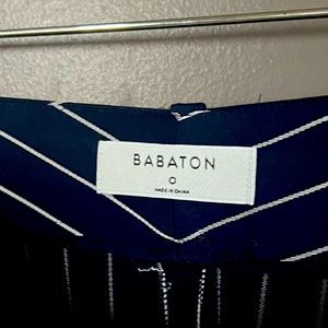 Babaton Modesto pants.  navy pinstripe Beautifully tailored